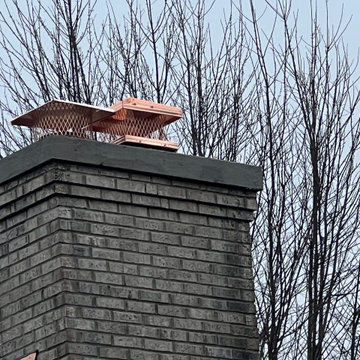 Copper Chimney Cap in Glencoe, IL
