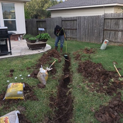 French Drain Installation - Watering And Irrigation Equipment