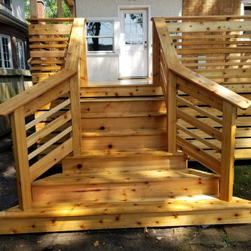 Evanston Custom Cedar Deck & Railings