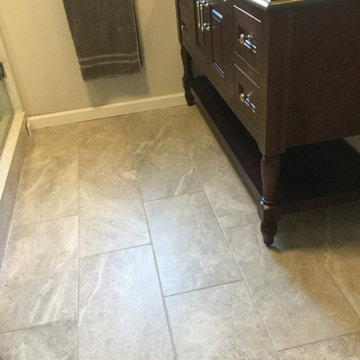 Floor tile Marbled Gray