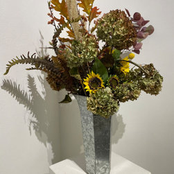 Autumn Vase Arrangement for Lobby - Artificial Flower Arrangements