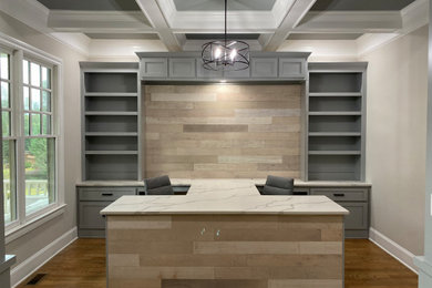 Inspiration for a modern home office remodel in Atlanta