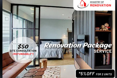 HDB Resale BTO RENOVATION PACKAGES (Chat to Enquire)