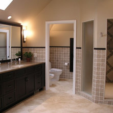 Contemporary Bathroom by Makatura Construction, Inc.