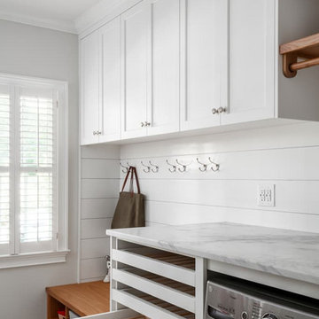 Organized Mudroom and Laundry