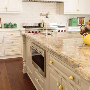 Colorful Traditional Kitchen