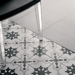 Cementine Black and White - Wall And Floor Tile