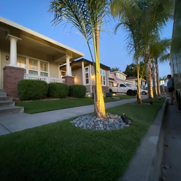 Front Exterior and Sidewalk