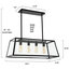 Quinn Black Glass Chandelier