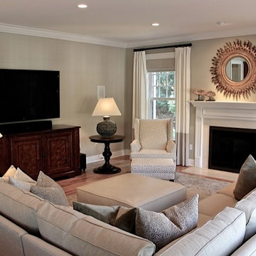 Serenely Elegant Family Room