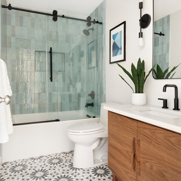 Fun Mid Century Bathroom