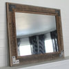 Rustic Bathroom Mirror, Modern Farmhouse Mirror, Ranch Hand Mirror, 24"x30"