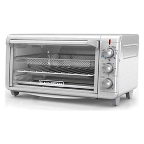 Spectrum Extra Wide Crisp N Bake Air Fry Toaster Oven - Silver