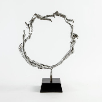 Family Sculpture, Silver Leaf