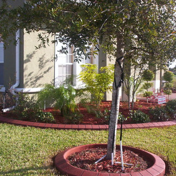 brick red w/ 8" fieldstone design