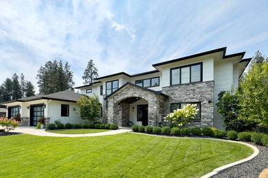 Trendy exterior home photo in Seattle