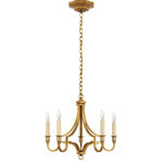 Visual Comfort & Co. - Chapman & Myers Mykonos 5 Light Chandelier, Antique-Burnished Brass - This 5 light Chandelier from the Chapman & Myers Mykonos collection by Visual Comfort will enhance your home with a perfect mix of form and function. The features include a Antique-Burnished Brass finish applied by experts.