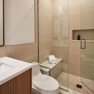Clean and Neutral Master Bathroom