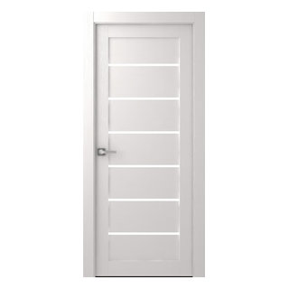 12-Lite Clear Glass French Door Primed, 24