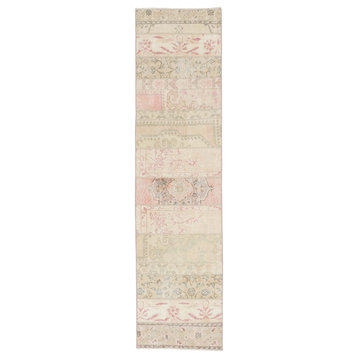 Vintage Turkish Hand-Knotted Runner 2' 6" x 9' 10", 30 in. x 118 in.