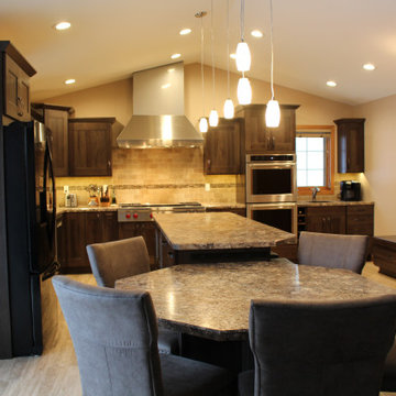 Traditional Kitchen Remodel Done in Hickory