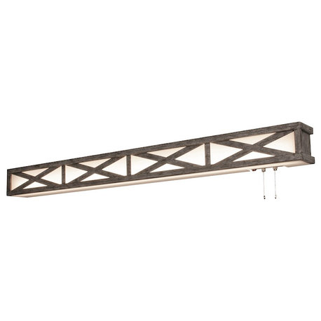 AFX Lighting Scott 38" Over Bed Light Fixture, Distressed Grey