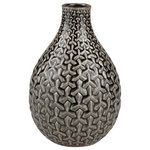 Elk Home - Elk Home Gibbs - 12 Inch Small Vase, Gray Finish - Gibbs 12 Inch Small  Gray *UL Approved: YES Energy Star Qualified: n/a ADA Certified: n/a  *Number of Lights:   *Bulb Included:No *Bulb Type:No *Finish Type:Gray