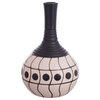 NOVICA Chulucanas Waves And Ceramic Decorative Vase