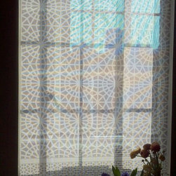 Delia Shades' "Moorish Door" - Roller Shades