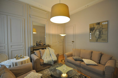 Aménagement d'une chambre classique.