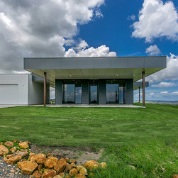 Front view of house with breezway louvres - Windows