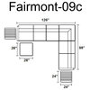 Fairmont 9 Piece Outdoor Wicker Patio Furniture Set 09c