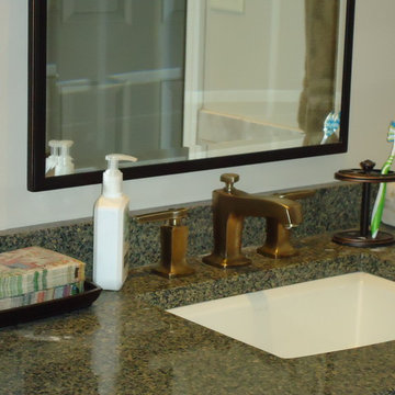 Master Bathroom-custom cabinets and shower