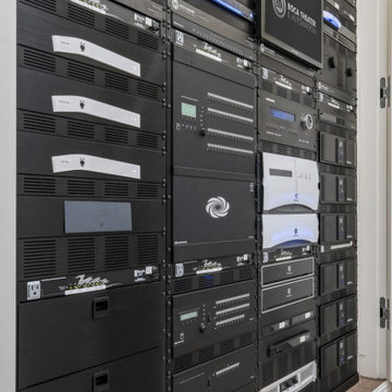 Main Equipment Closet - Gold winner at CEPro Best Project Awards 2019