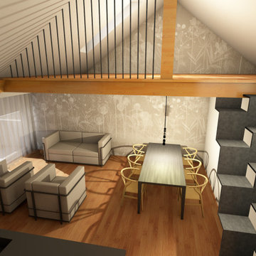 ATTIC D / Living room