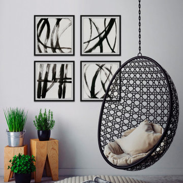 Linear Expression Quadriptych