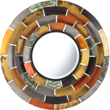 SEI Furniture Baroda Round Decorative Mirror