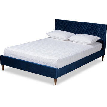 Frida Glam and Luxe Bed - Navy Blue, Full