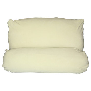 Multi Position Pillow With extra Micro Fiber Cover, Green