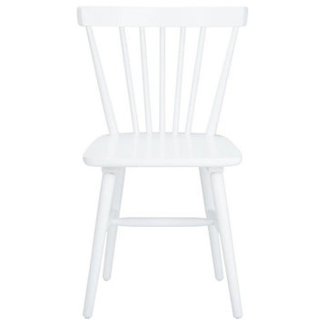 Horace Spindle Back Dining Chair, Set of 2, White