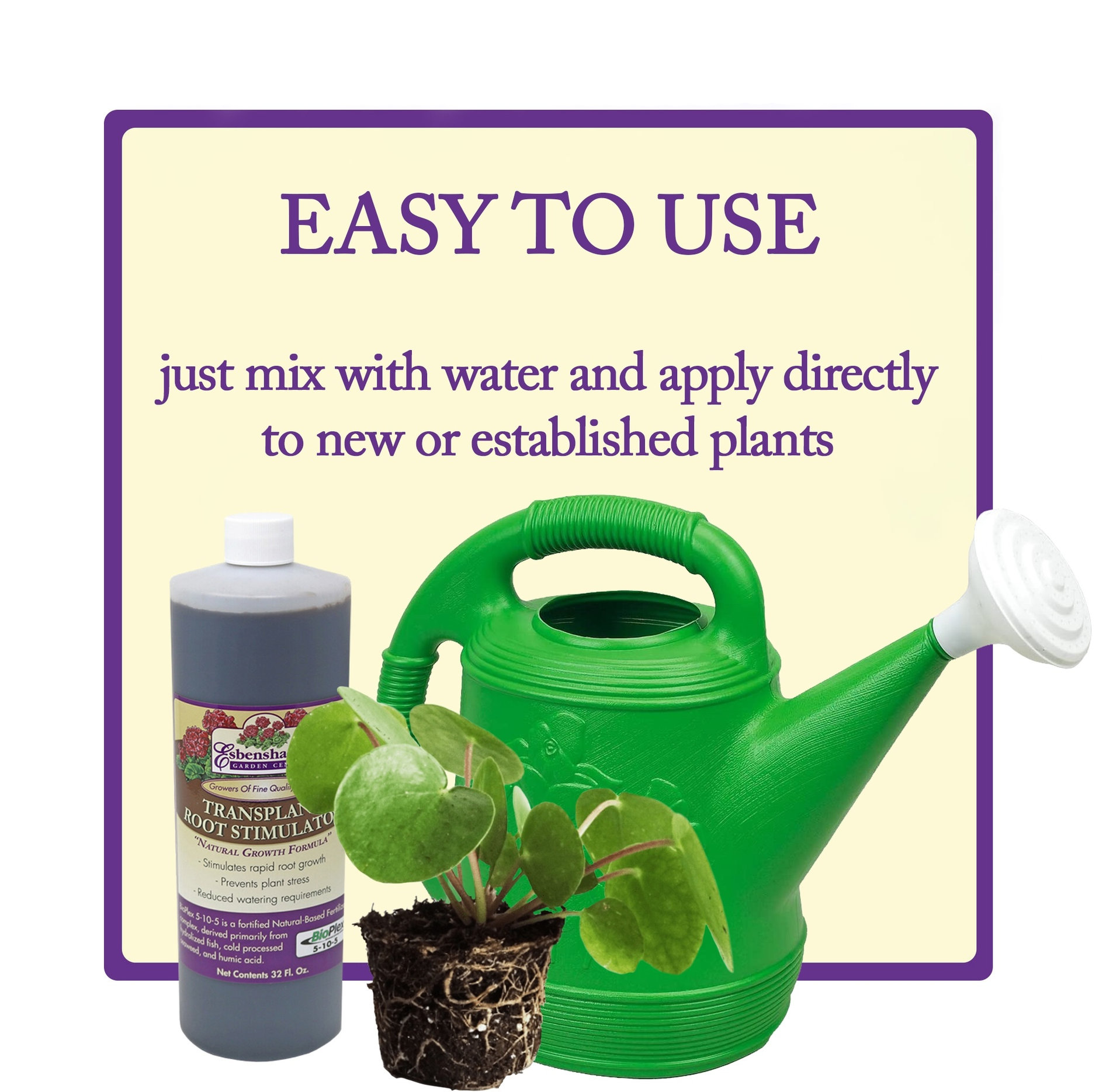 Esbenshades 5-10-5 Transplant Root Stimulator, Natural Growth Formula ...