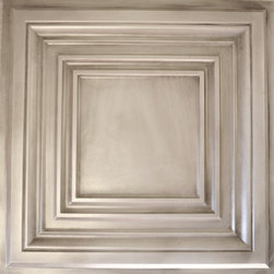 DCT 05 Antique White Faux Tin Ceiling Tile 24x24 - Ceiling Tile