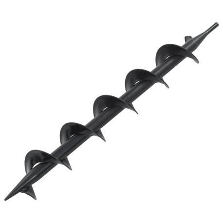 vidaXL Auger Drill Bit Earth Drill Bit Garden Tools for Planting Digging Steel