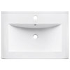 Swiss Madison SM-BV552 Pierre 23-5/8"H Wall Mounted Console Sink - Chrome