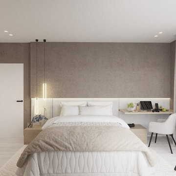 Спальня с современном стиле