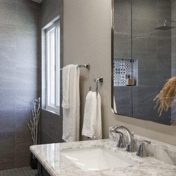 Santorini-Inspired Primary Bathroom - Sorrento Mesa