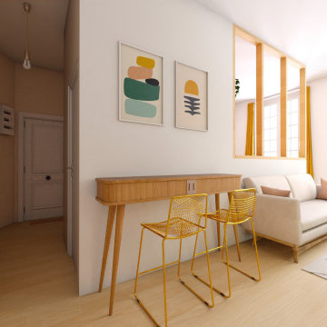 Projet Garibaldi - Rénovation d'un appartement de 35m2
