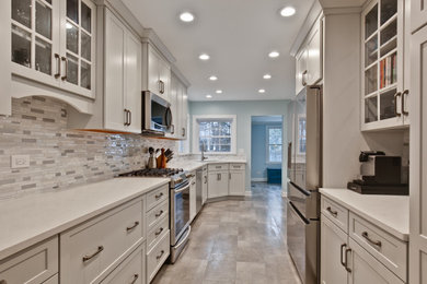 Transitional kitchen photo in Chicago