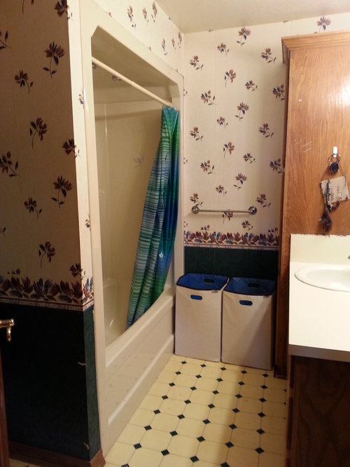 Wanting to spruce up an old, beatup bathroom.