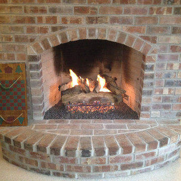 Stone Fireplace